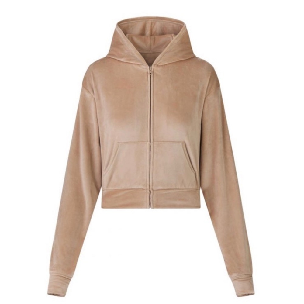 Skims Velour Hoodie Honey